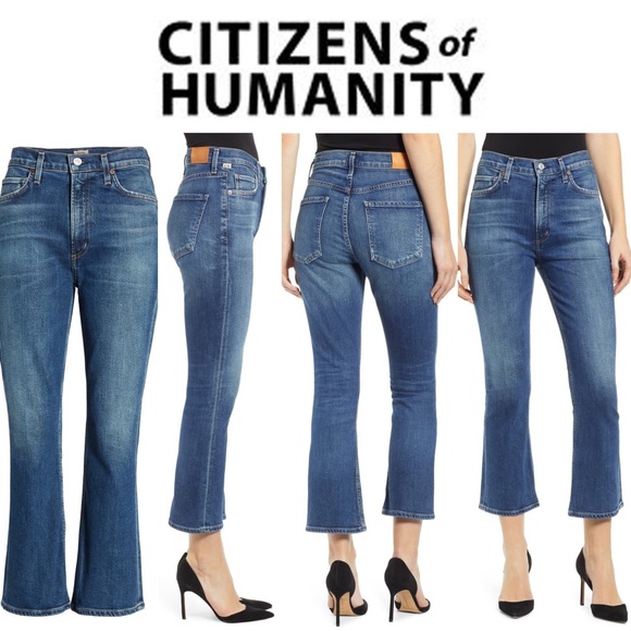 Citizens Of Humanity Denim - COH Fleetwood Crop Flare Jeans Premium Vintage